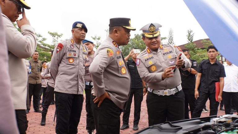 Dirlantas Polda Sultra Ikuti Apel Gelar