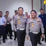 Korlantas Polri di Bandara Haluoleo