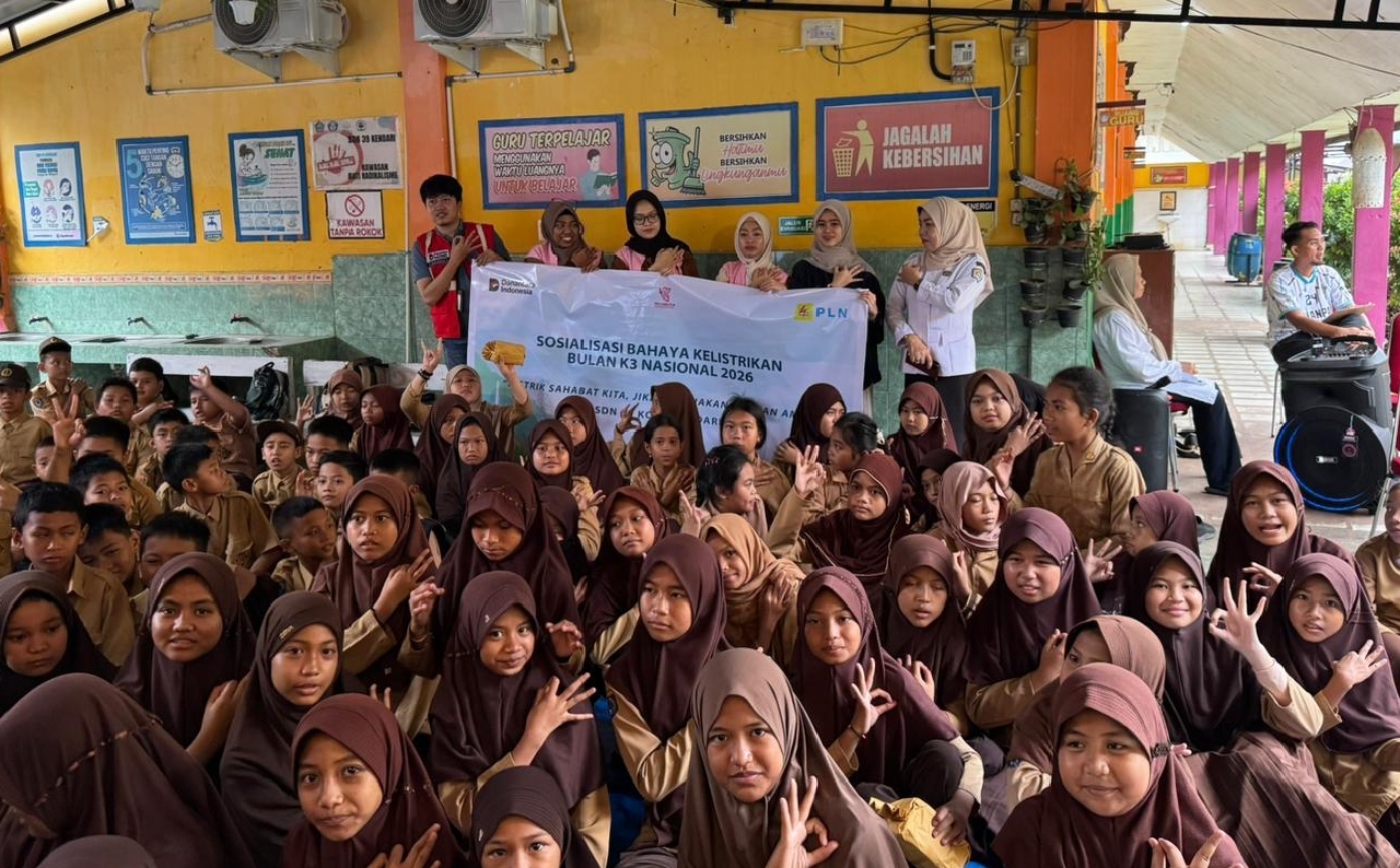 PLN UPT Kendari Edukasi Keselamatan Listrik di SDN 39 Kendari