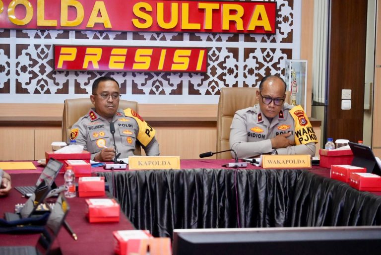 Dirlantas Polda Sultra Hadiri Rapat Pemantapan