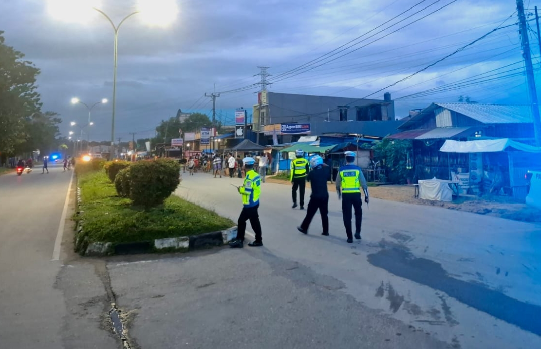 Ditlantas Polda Sultra Patroli