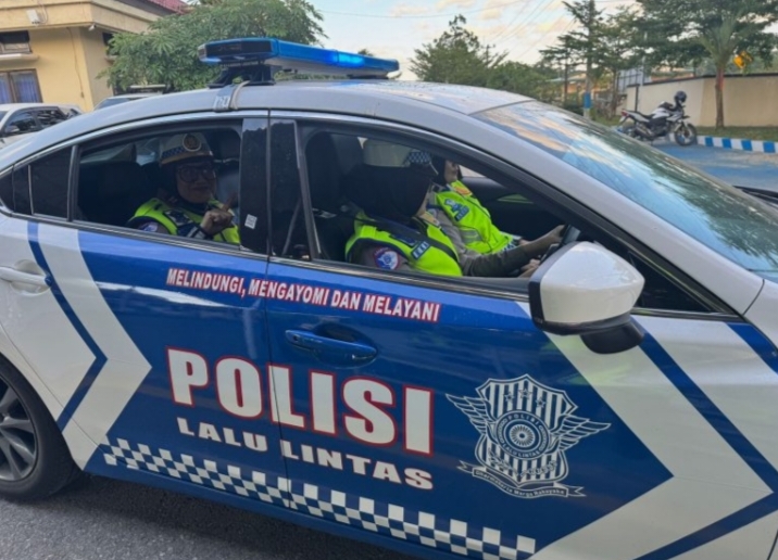 Polwan Ditlantas Polda Sultra